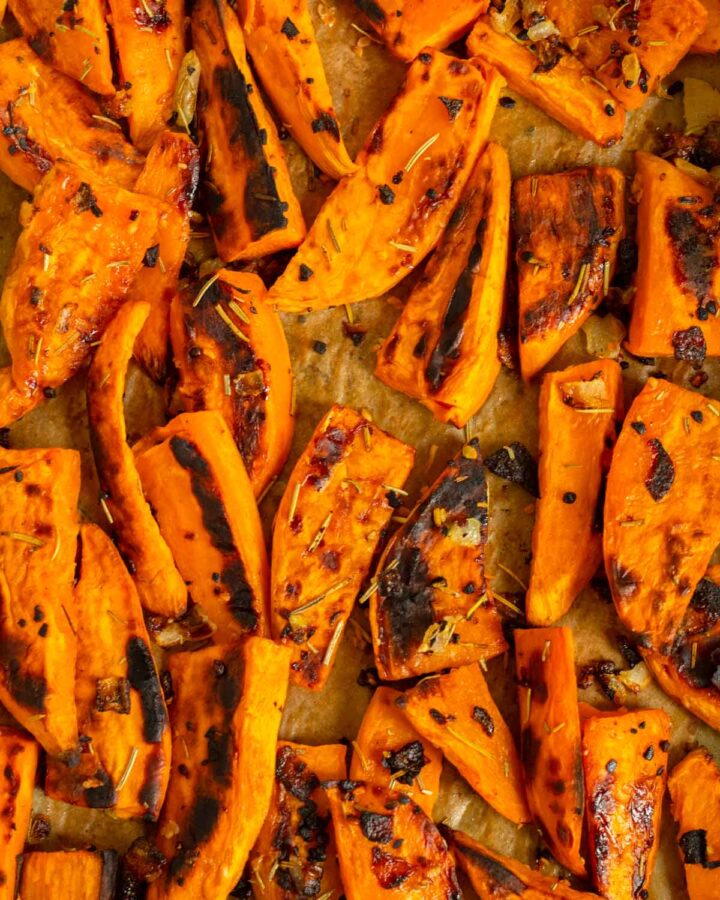 Roasted Sweet Potato Wedges | Little Bitta Kitchen