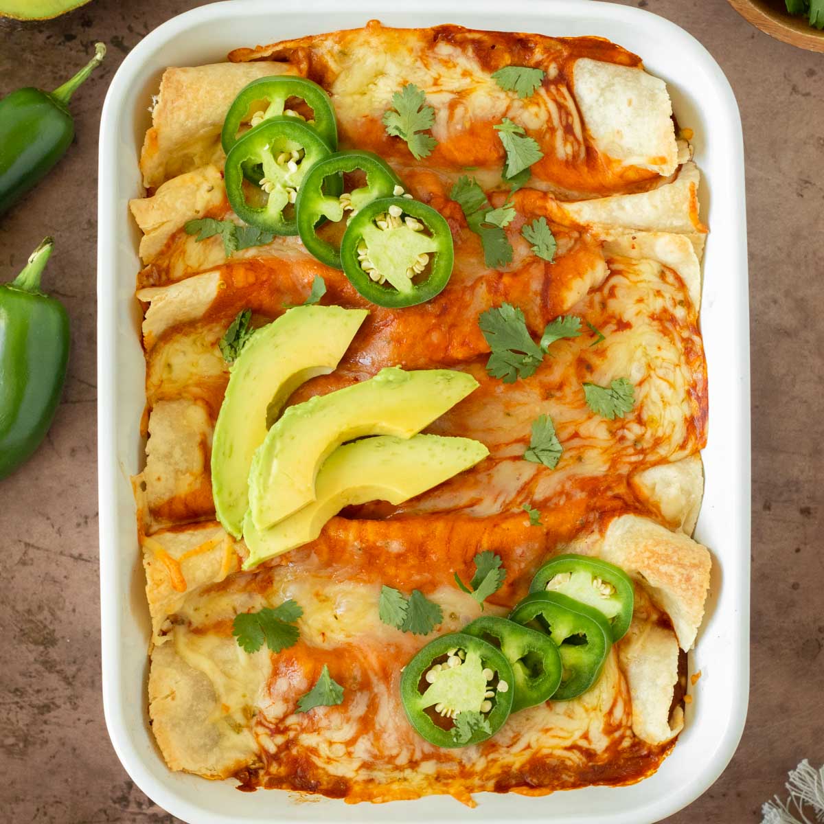 These Venison Enchiladas are the perfect quick weeknight dinner during hunting season and are a great family-friendly meal. This meal is ready in 30 minutes and leftovers make great meal prep for the week.