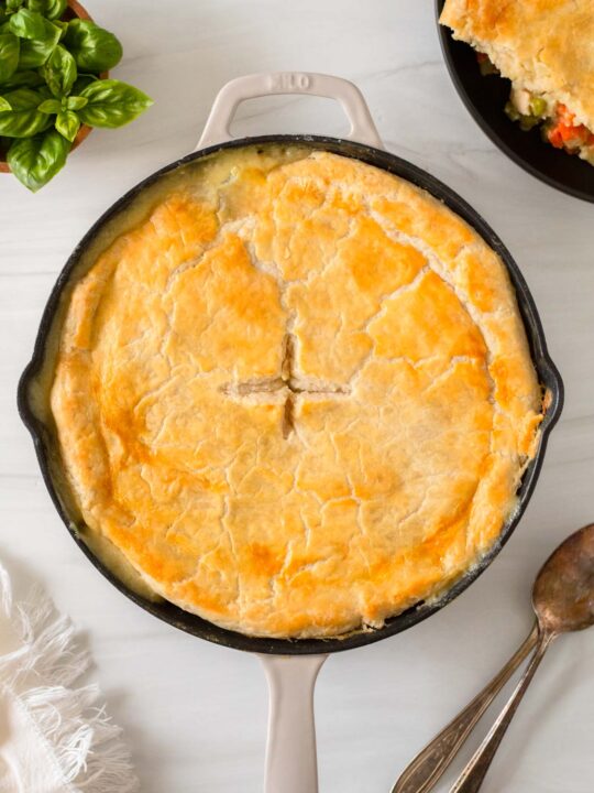 Skillet Chicken Pot Pie Recipe