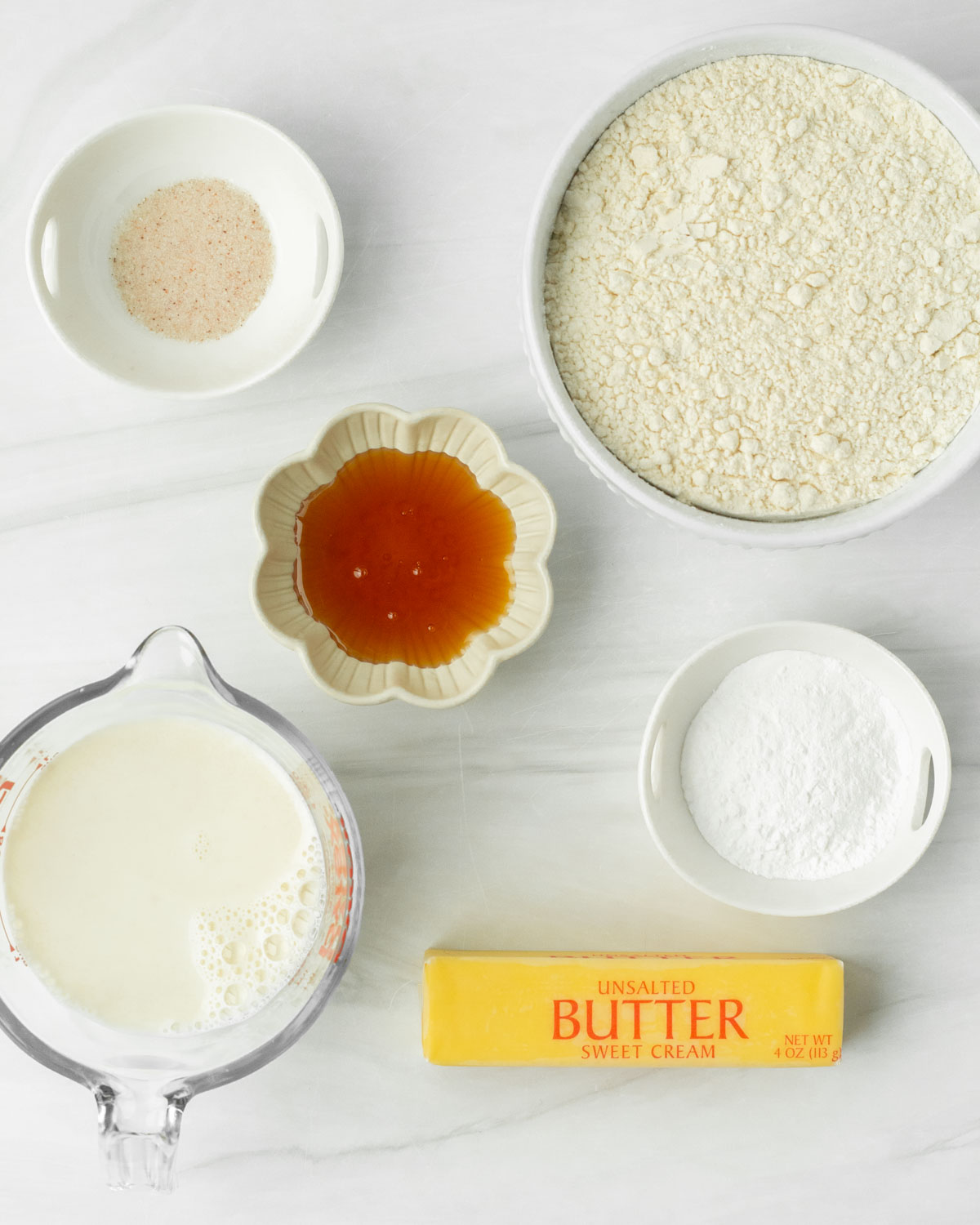 Ingredients for Homemade Biscuits