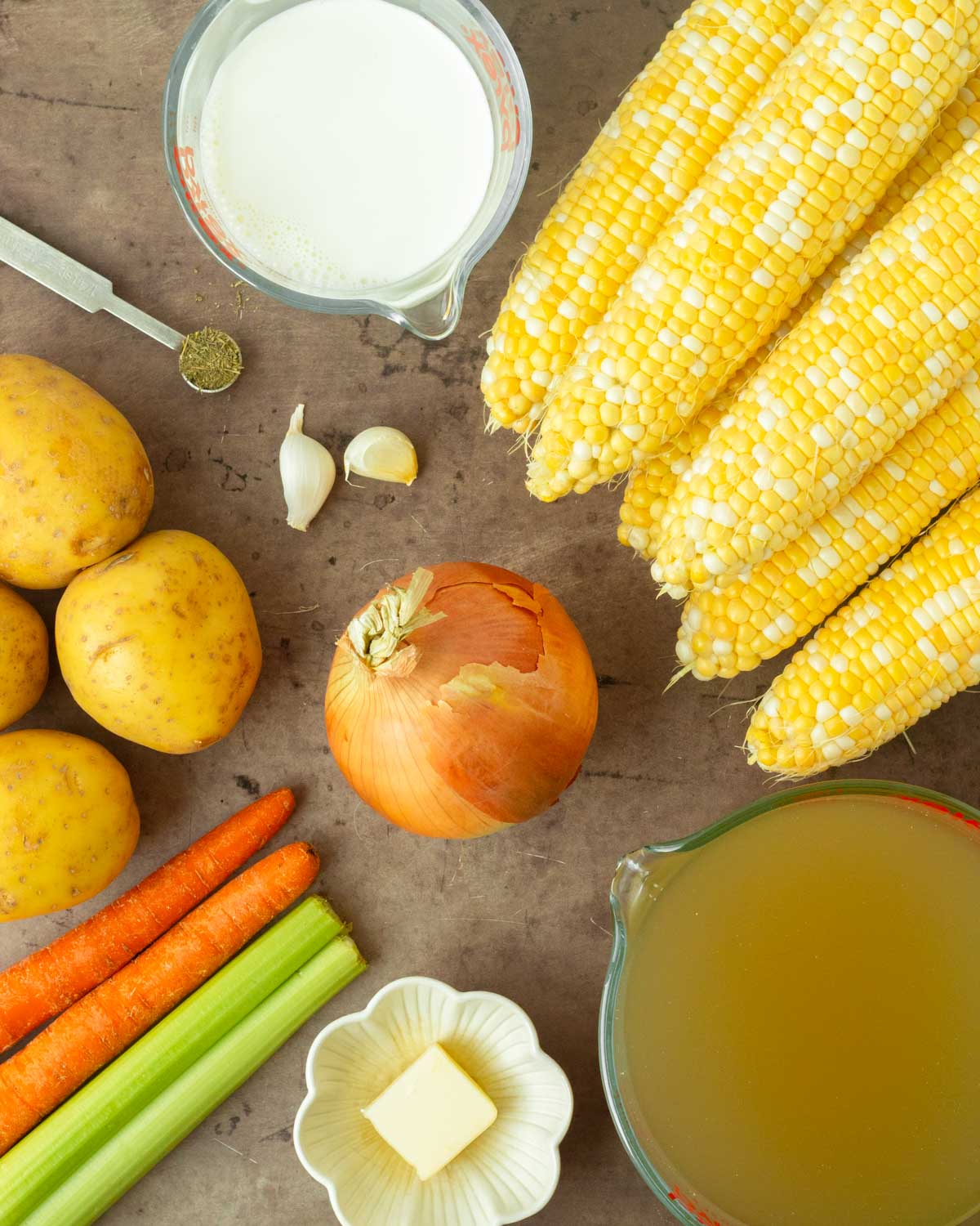 Ingredients for Corn Chowder