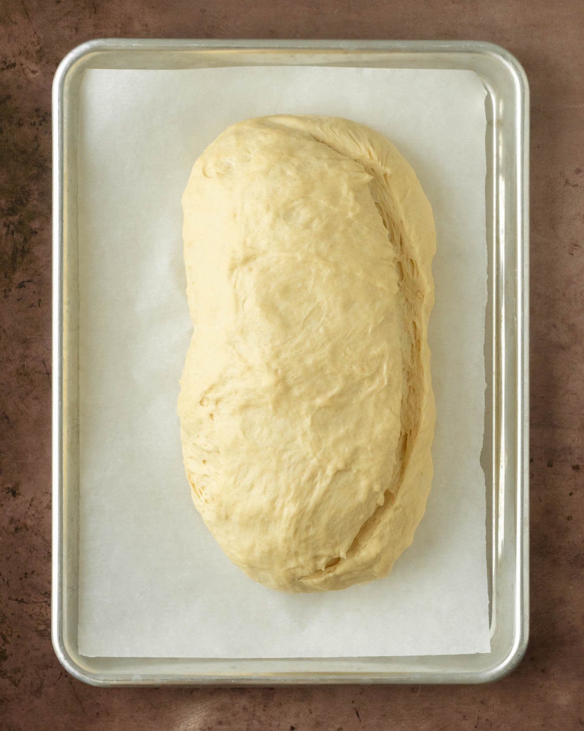 Step 3. Shape the dough into a loaf and allow to rise