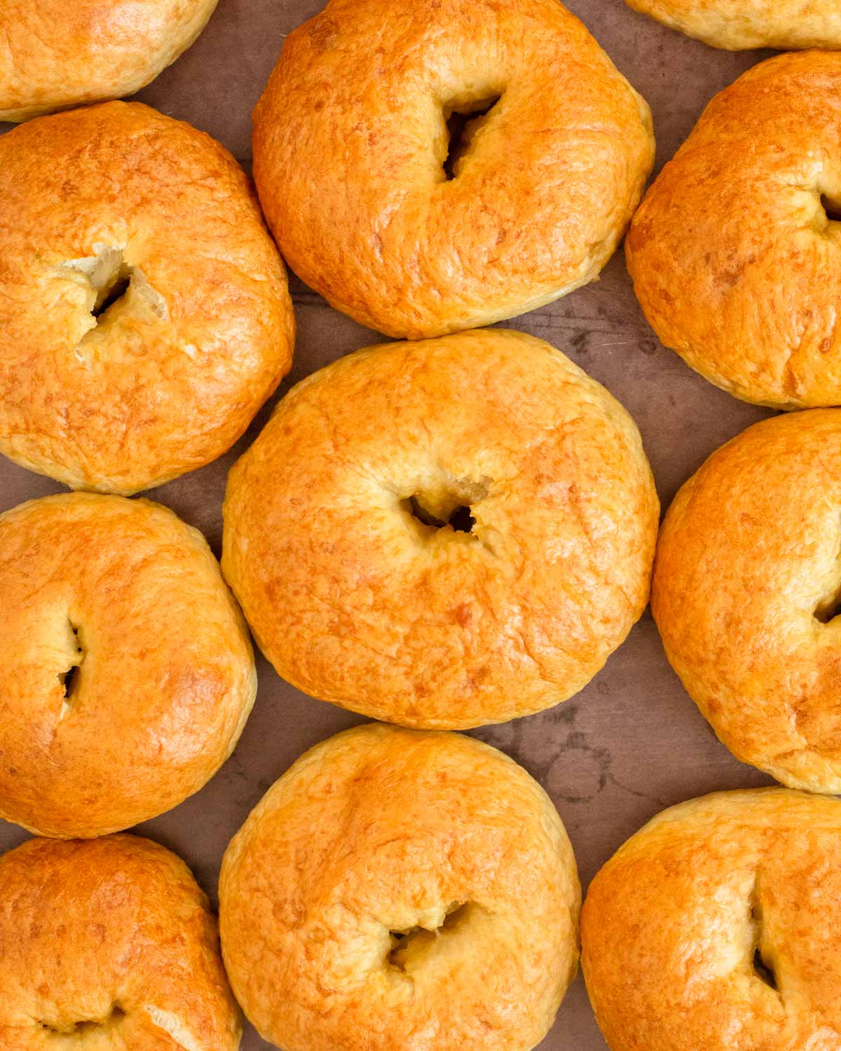 These homemade bagels are the perfect chewy and soft bagels made with only 6 ingredients. This bagel recipe uses yeast to leaven the bagels for a quick and easy homemade breakfast or snack.