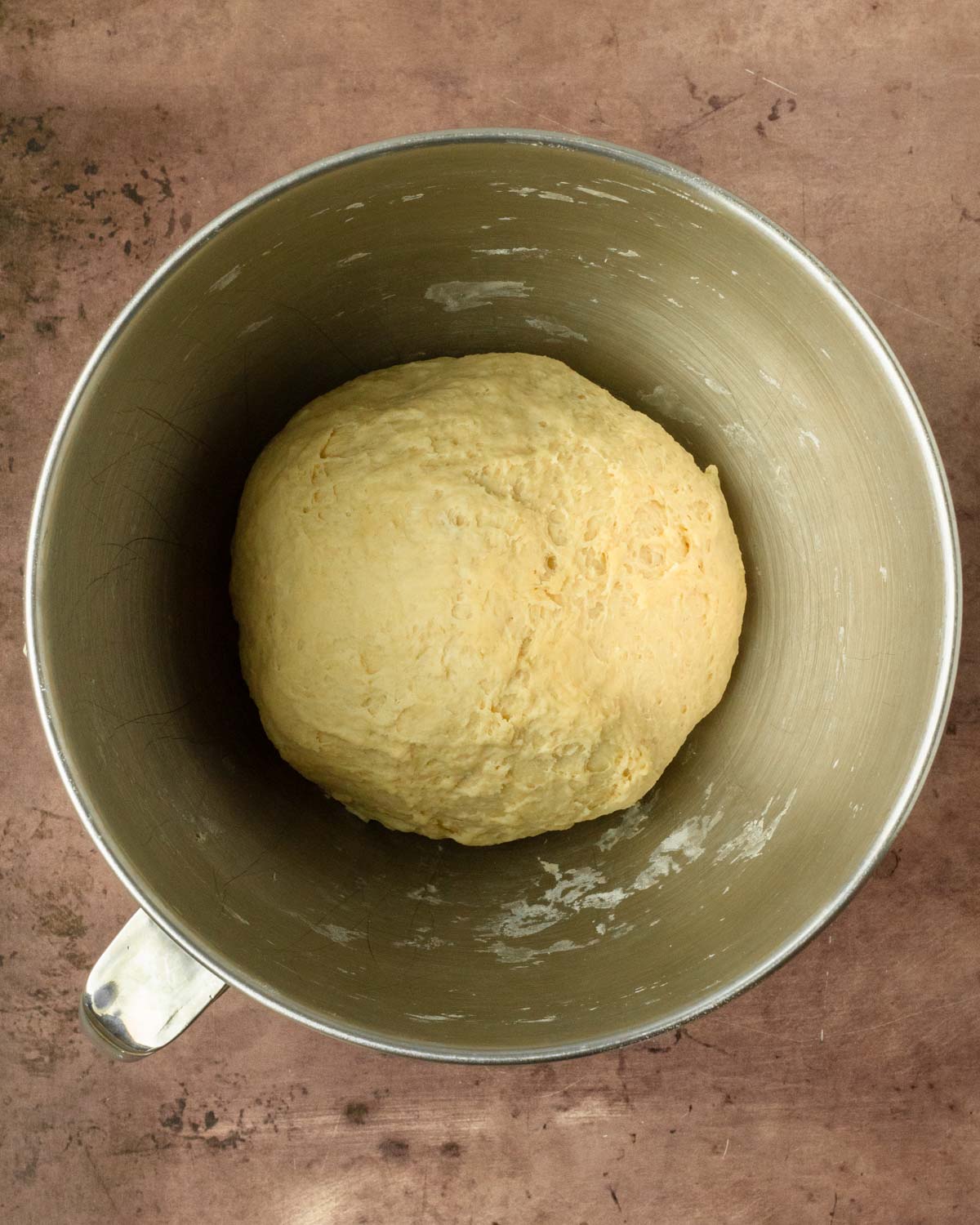 Step 1. Mix the dough together